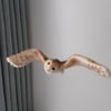Barn owl needle felted, wool, felting, craft Handmade, ooak,collectable 