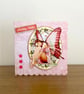 Handmade Pink Fairy Birthday Card