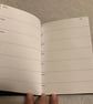 Fill In the Date - Weekly Planner - Black Leather bound A6(ish) sized calendar - Image 5