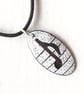 Oval Musical Note Pendant - Quaver - Image 3