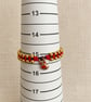 Children's Christmas Reindeer Macramé Bracelet – Red & Brown, Adjustable - Image 3