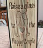 Raise a glass CUT & FOLDBook Folding Pattern - EMAILED PDF PATTERN - Image 1