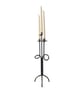 Three Prong Metal Candle Holder or Candelabra - Image 7