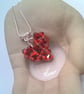 Birthstone Crystal Heart Pendant on a 925 Silver Chain, Custom Make, Necklace - Image 6