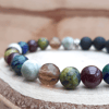 'Peace on Earth' natural crystal diffuser bracelet