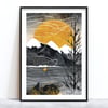 Sail on the Wind - A3 Illustrated Art Print