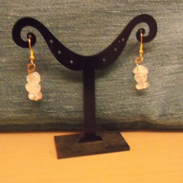 Frosted Nugget Earrings