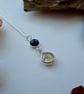 'Samhain' Black Spinel and Golden Rutile Quartz necklace - Image 3