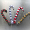 Macrame christmas candy cane - multipack savings :)