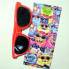 Sun Glasses case - Crazy cats