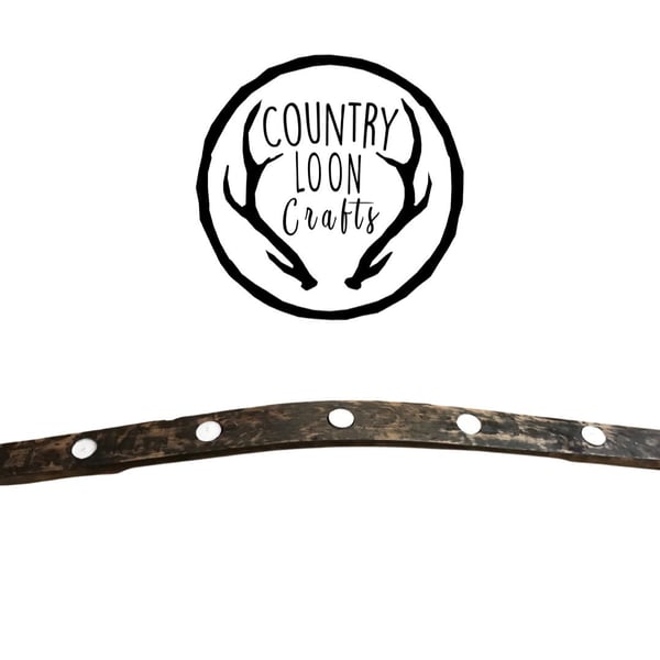 Tea Light Centrepiece made from Whisky Barrel Stave