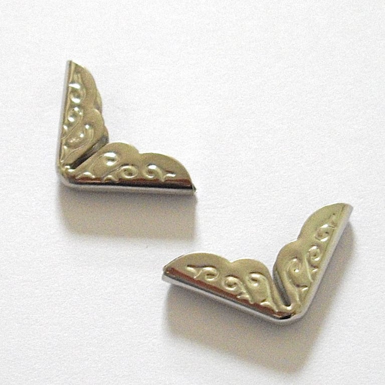 2 x Decorative Metal Corner Protectors