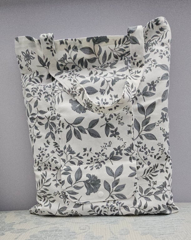 Summer fold up tote bag. 