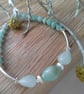 Amazonite Sterling Silver Bracelet  (SMALL) - Image 2