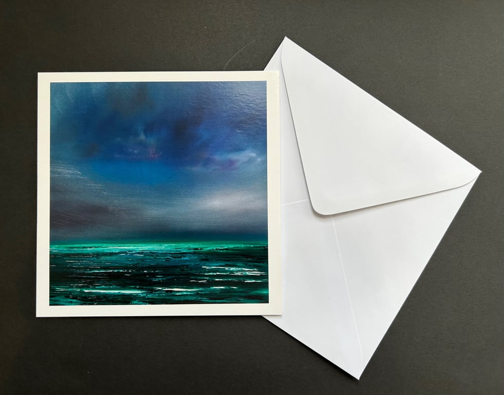 Illuminated Night - Greeting Card (Art)