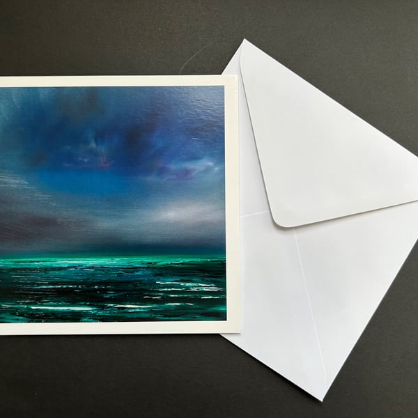 Illuminated Night - Greeting Card (Art)