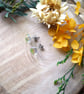 Tiny Real Pressed Flowers in Resin Stud Earrings - Hypoallergenic - Image 3