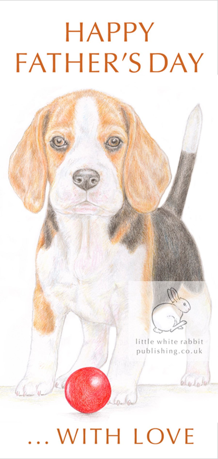 Betty the Beagle - Father's Day Card