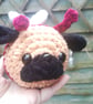 Crochet Love Pug
