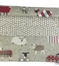 Double pointed case in red sheep canvas, DPN Case, knitting needle case,  - Image 4