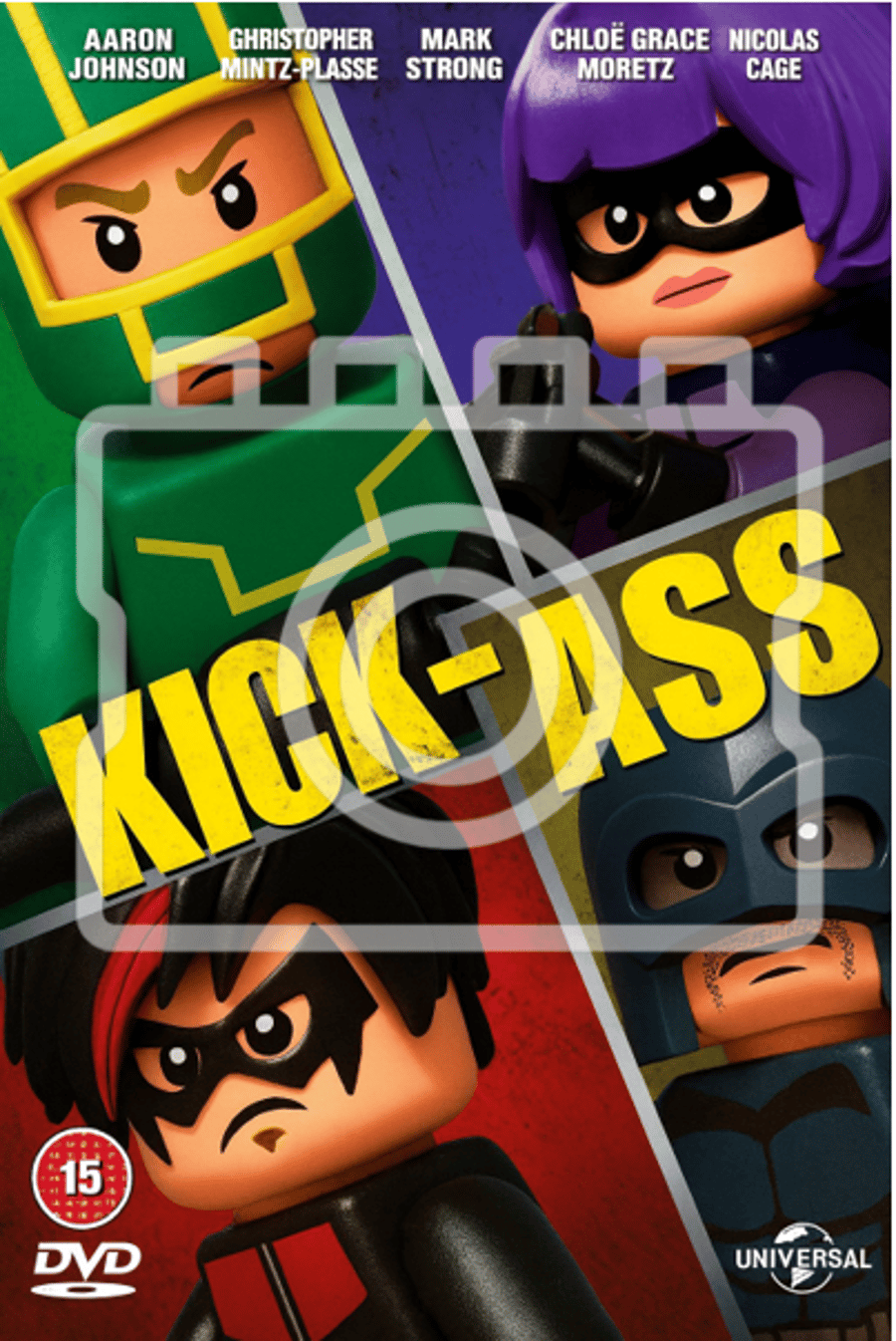 KICK-ASS - LEGO-Inspired A4 Movie Poster Print - Ready to Frame