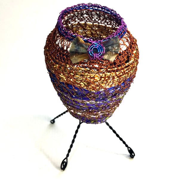 Coiled Tottie Pot - recycled