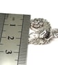 Wild Strawberry  - fine silver clay pendant necklace - Image 4