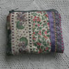 Floral patchwork coin purse