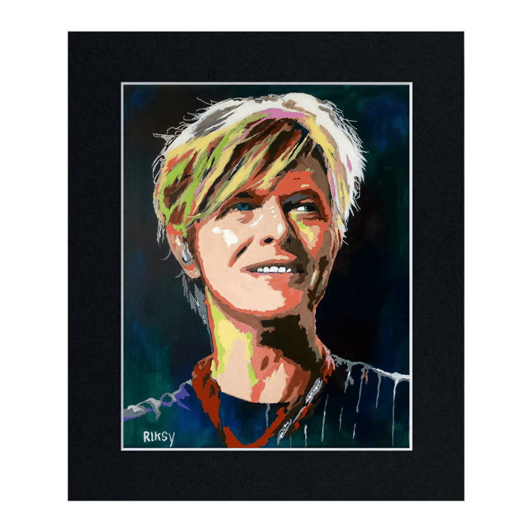 DAVID BOWIE - Art Print with Mount