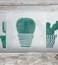 Hand Burnished Cactus Linoprint: Japanese Paper Wall Art - Image 6
