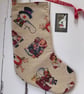 Vintage Style Cute Characters Christmas Stocking - Image 4