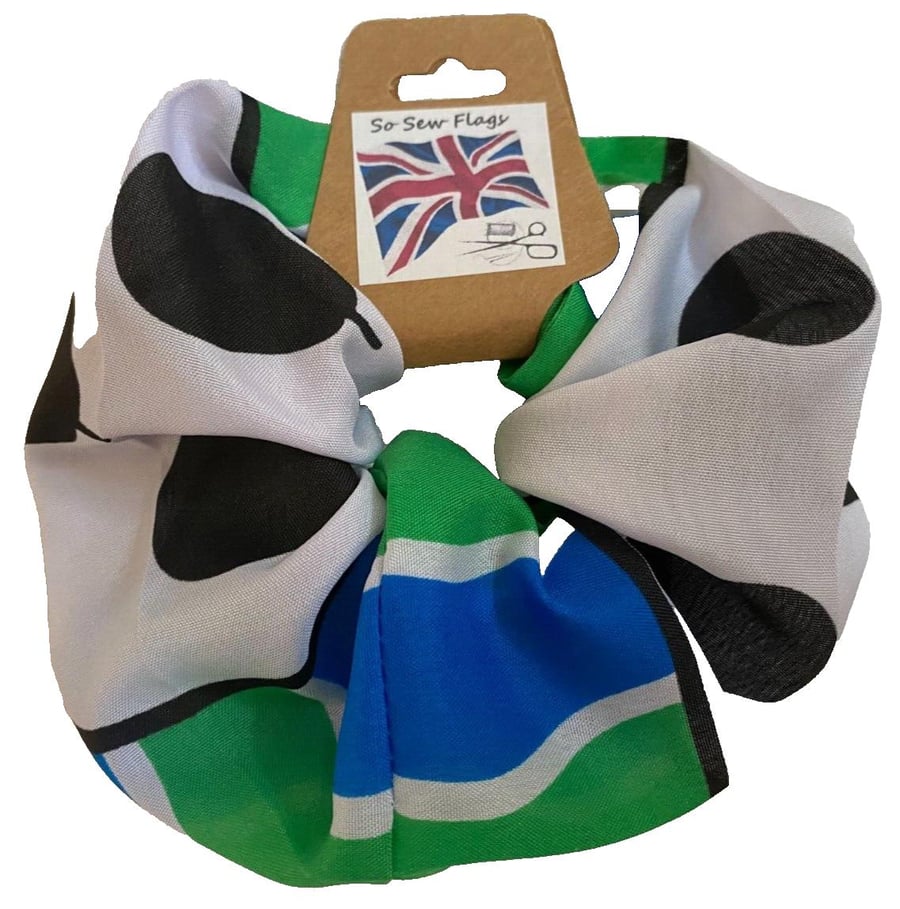 Worcestershire New Flag Hair Scrunchie Scrunchies Accessory Band Elastic