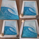Sea curve the wave 