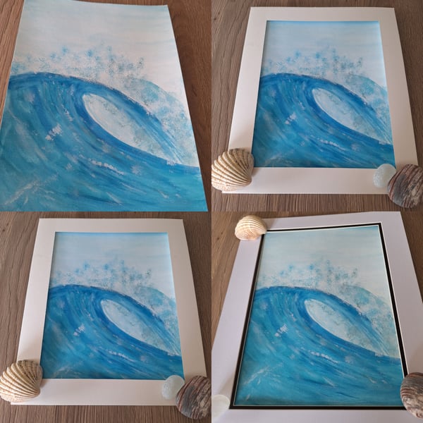 Sea curve the wave 