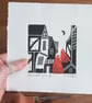 The Shambles Ghosts, York Linocut, Lino Print by Giuliana Lazzerini - Image 6