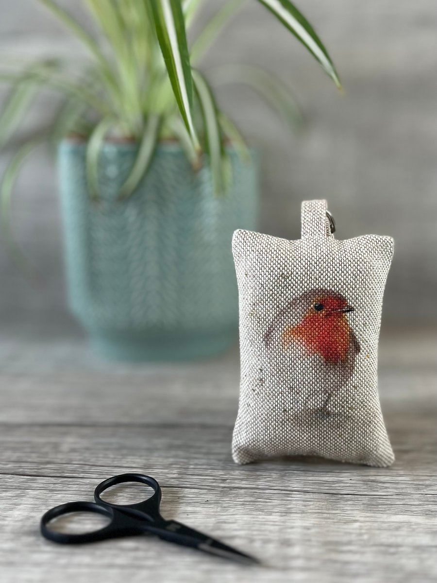  Robin Keyring Key Fob with Lobster Clasp