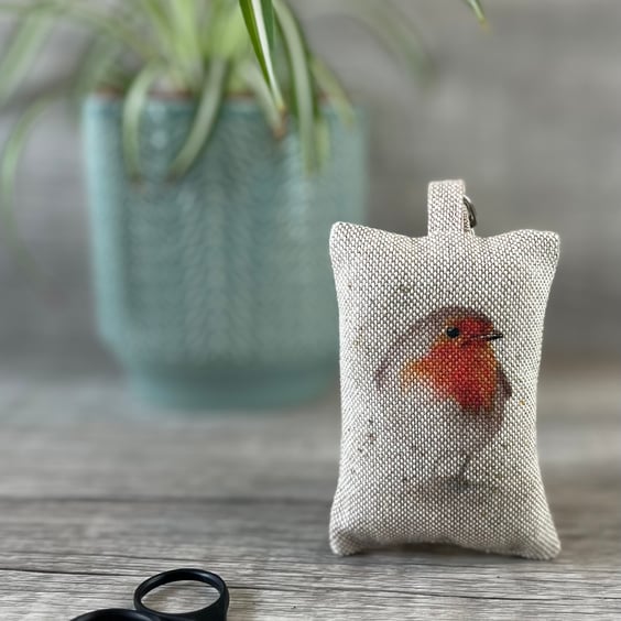  Robin Keyring Key Fob with Lobster Clasp