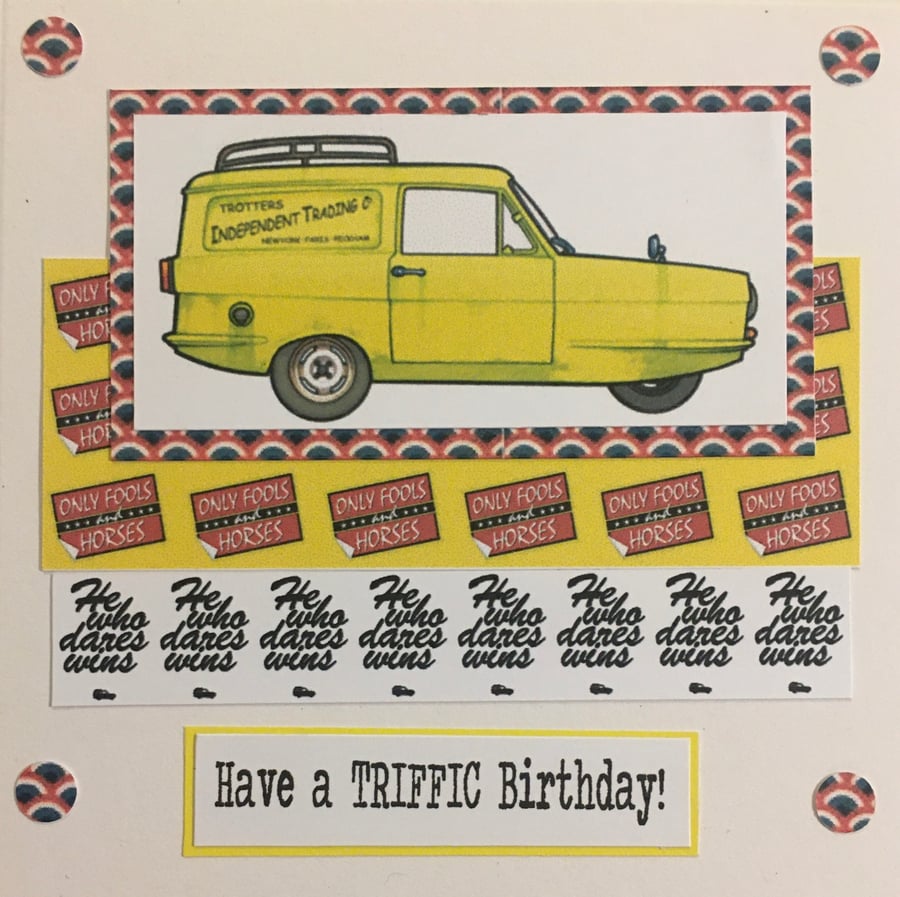 Happy Birthday Card - for Only Fools and Horses fan