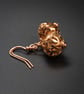 Copper lantern handmade drop earrings , copper jewellery - Image 1