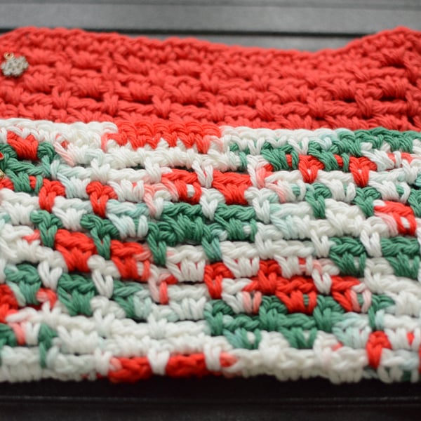 X2 Christmas Dish Cloths 
