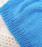 Blue Pom Pom Hat for a Child, Child's Winter Hat, Child's Knitted Hat - Image 2