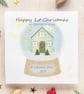 Personalised New Home Christmas Card,1st Christmas in new home - Image 4