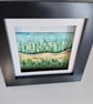 3D Coastal Watercolour Art, Handmade Sea Glass Beach Scene, One-off Desk Decor - Image 9