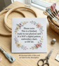 Unique Embroidered Birthday Card – Whimsical Cross Stitch Character - Image 2