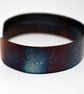 Surgical steel Owl Cuff, multicolured finish, slim - Image 5