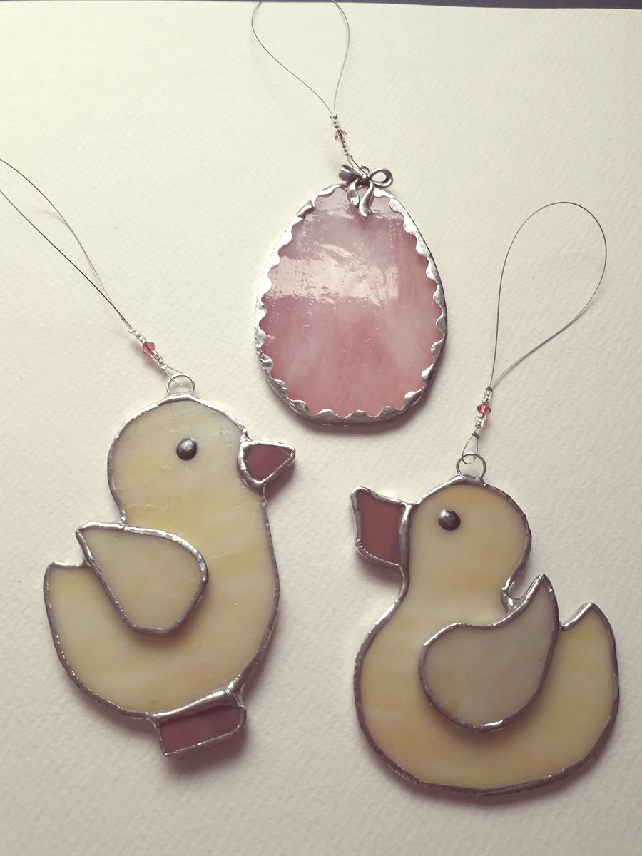 Stained Glass Duck or Chick