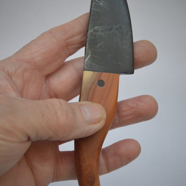 Cornish Serpentine and Yew wood 'Ceremonial' Knife