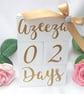 Milestone Wood Blocks, Personalised Wood Blocks, Nursery Decor, Baby Room Decor, - Image 1