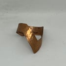 Hand beaten Copper Ring