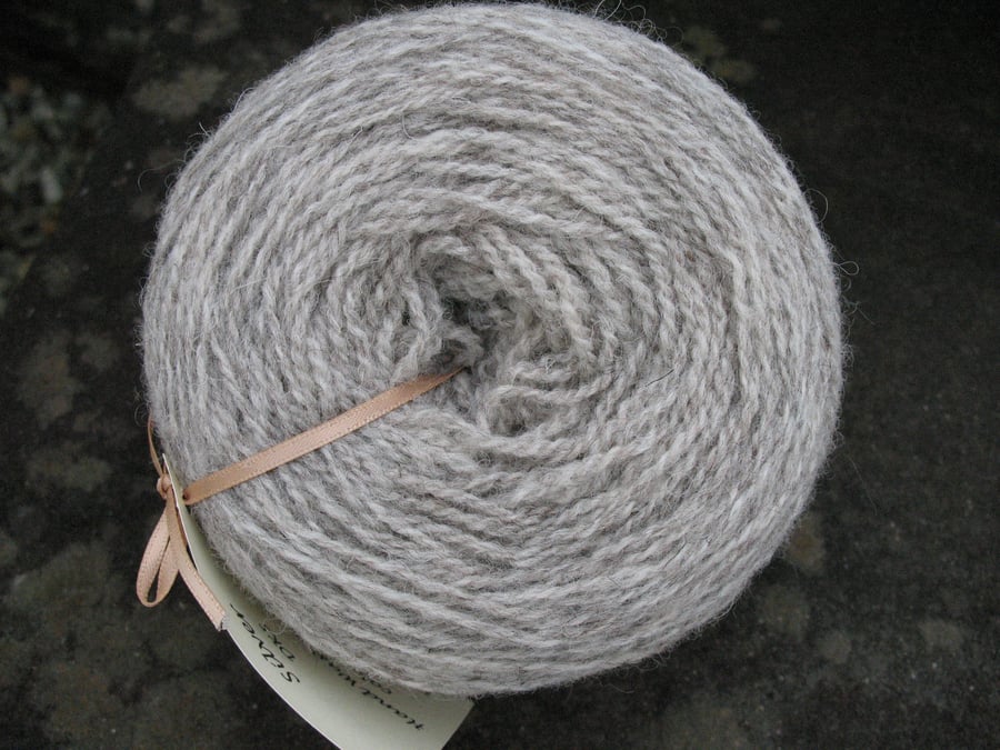 100% Pure Jacob Double Knitting (Sport) Wool Silver 100g